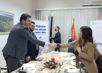 Sastanak gradonačelnika sa ministarkom Obradović