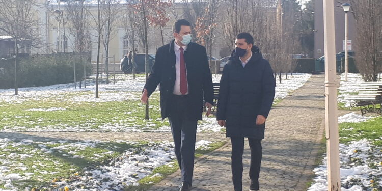 Prijem za gradonačelnika Valjeva Lazara Gojkovića u Gradskoj kući