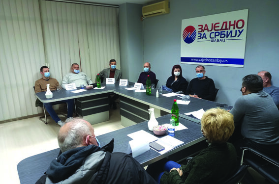 Drugi sastanak stranaka i pokreta koje nisu deo gradske vlasti u Šapcu