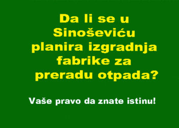 Pitanje za gradonačelnika: Šta nam se to sprema?