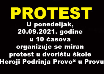 Protest za spas škole u Provu