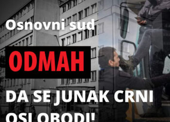 Saslušanje Crnog – ODMAH