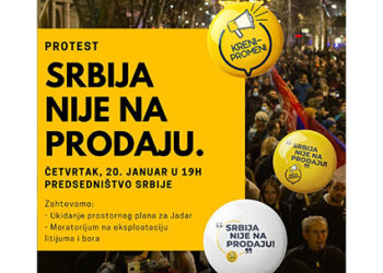 Veliki protest – Srbija nije na prodaju