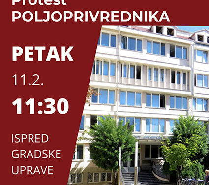 Pozivamo građane Šapca i okoline da podrže protest poljoprivrednika