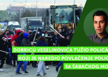 Načelnik Policije u Šapcu tužio Dobricu Veselinovića