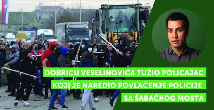 Načelnik Policije u Šapcu tužio Dobricu Veselinovića
