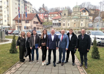 Ministar Nenad Popović u poseti opštini Ljubovija