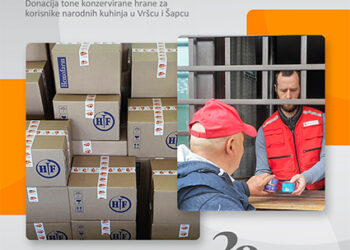 Tona hrane za narodne kuhinje u Vršcu i Šapcu
