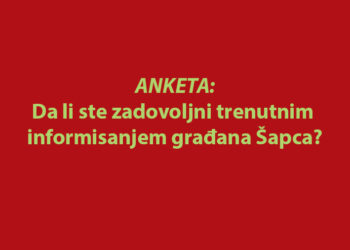 Da li ste zadovoljni trenutnim informisanjem građana u Šapcu?