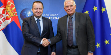 Visoki predstavnik EU Borelj sastao se sa ministrom spoljnih poslova Dačićem