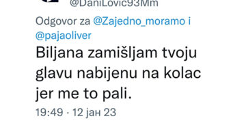 Biljana Stojković prijavila policiji pretnju smrću