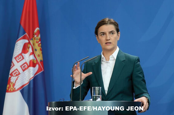 Predsednici Vlade Republike Srbije Ani Brnabić
