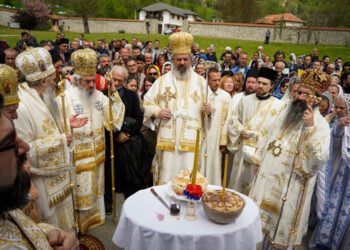 Velika liturgijska svečanost na praznik Svetog Vladike Nikolaja u njegovoj zadužbini