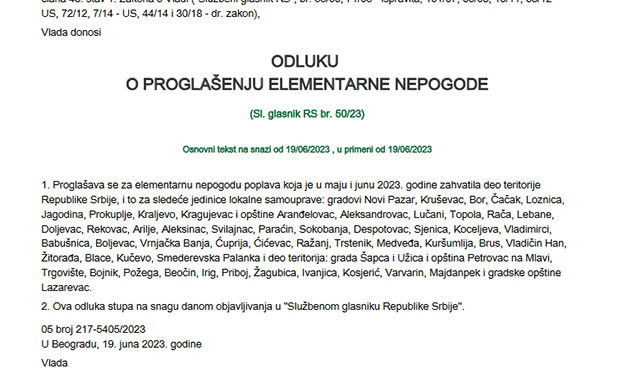 Pokretanje inicijative za pomoć privrednicima