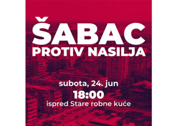 Protest protiv nasilja i u Šapcu