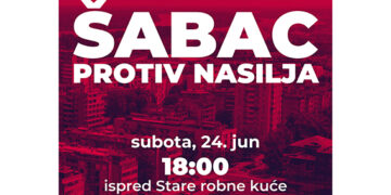 Protest protiv nasilja i u Šapcu