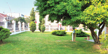 Zeleni vrt u centru grada