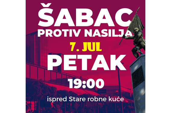 Treći protest “Šabac protiv nasilja“