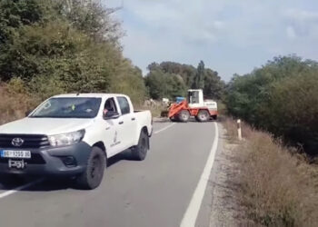 NA VALJEVSKOM PUTU – Blokirane mašine „Rio Tinta“