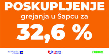Reakcija povodom poskupljenja grejanja od 32,6 % u Šapcu