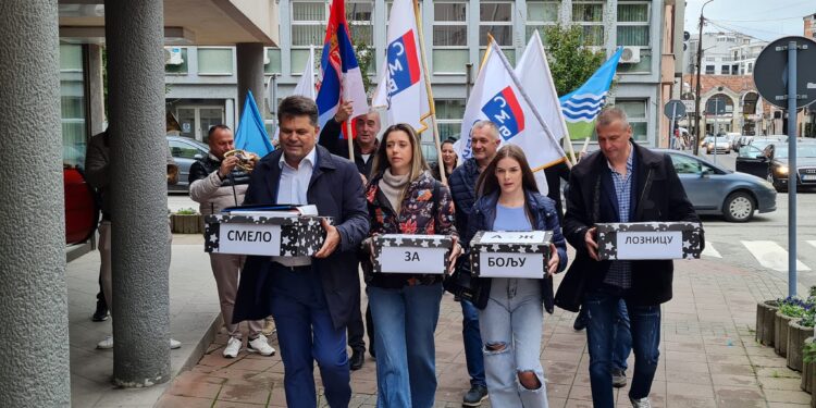 Prikupljnje potpisa za Izborne liste u Mačvanskom okrugu