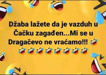U Čačku vazduh zagađen, a gradonačelnik se češlja