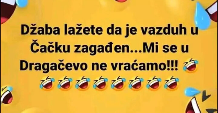 U Čačku vazduh zagađen, a gradonačelnik se češlja