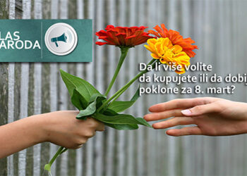 GLAS NARODA: Da li više volite da kupujete ili da dobijate poklone za 8. mart? (VIDEO)