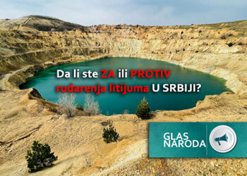 GLAS NARODA: Da li ste ZA ili PROTIV rudarenja litijuma u Srbiji? (VIDEO)