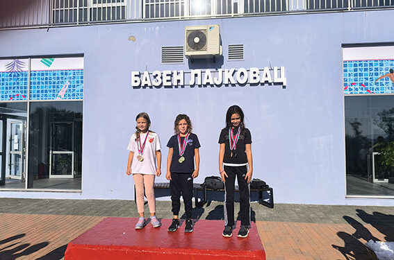 Sedam medalja za šabačke plivače