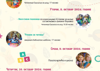 Dečja nedelja u Biblioteci šabačkoj