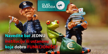 GLAS NARODA: Navedite bar jednu instituciju ili ustanovu koja dobro funkcioniše? (VIDEO)