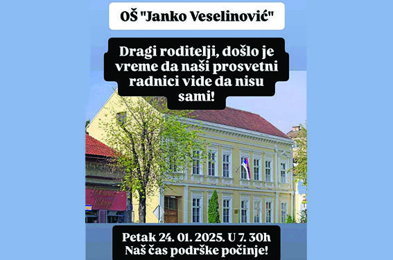 Roditelji podržavaju učitelje i nastavnike
