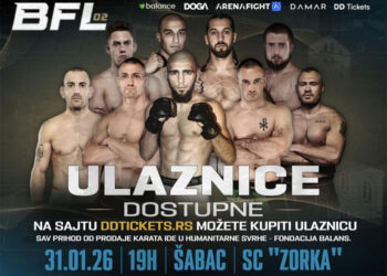 MMA spektakl u Šapcu