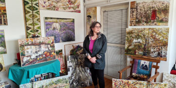 Likovni dijalog sa platanom ispred konaka kneza Miloša